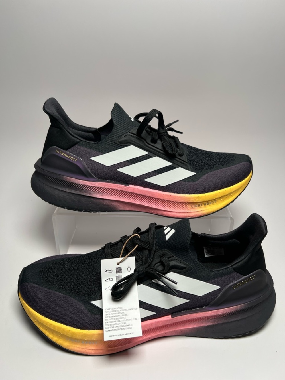 Adidas Ultraboost 5X Running Shoes Black Zero Metallic JI1332  Men's Size New